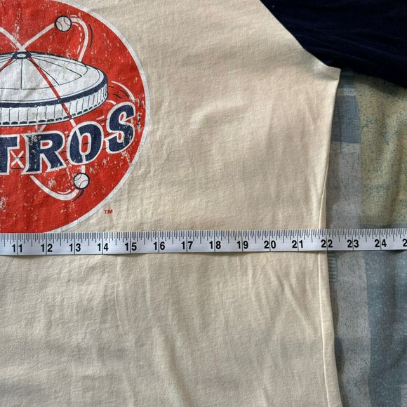 Majestic Threads "Astros" Graphic Baseball Logo Long Sleeve T-Shirt Mens XL - Picture 8 of 10